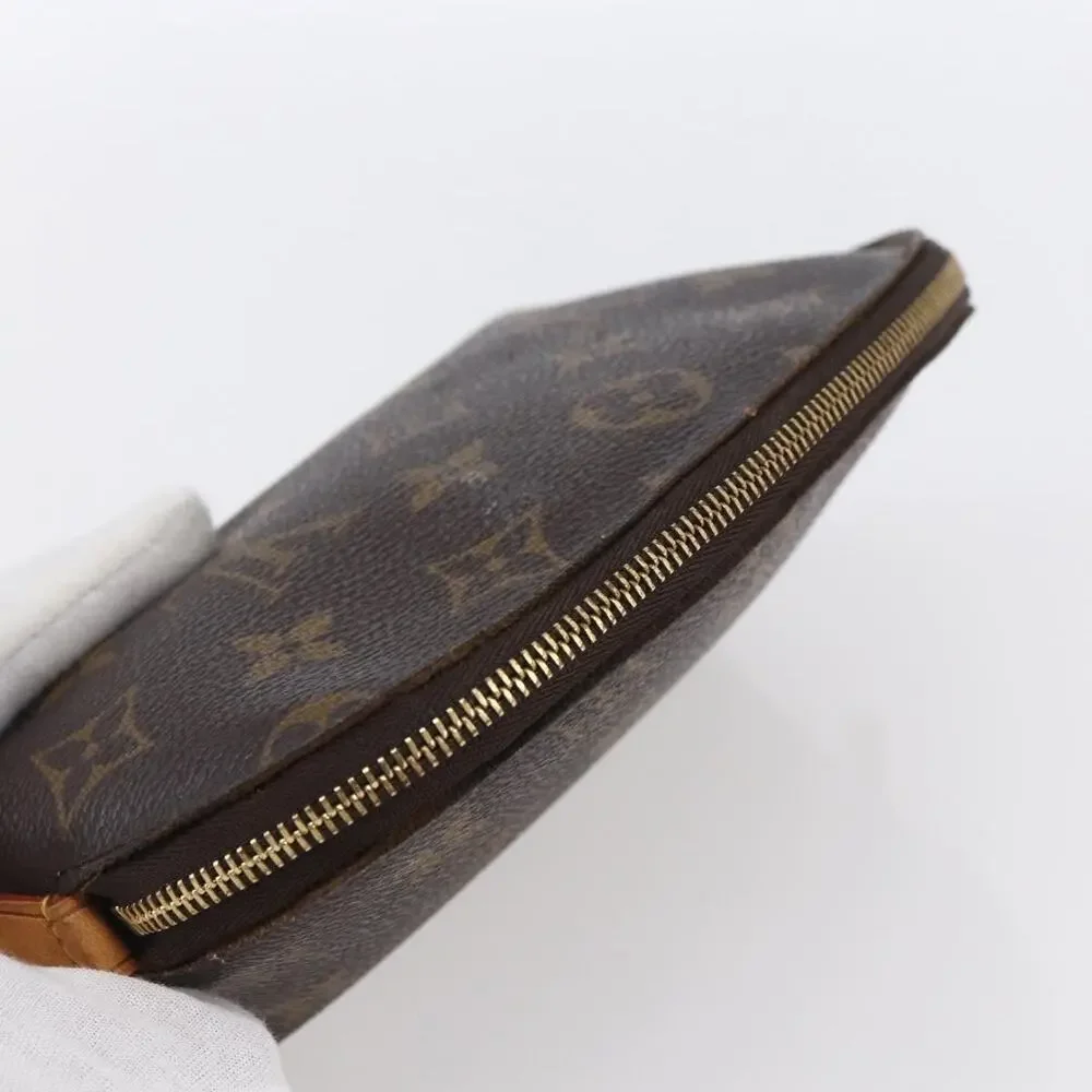 Louis Vuitton Monogram Pochette Cosmetic PM Pouch Brown